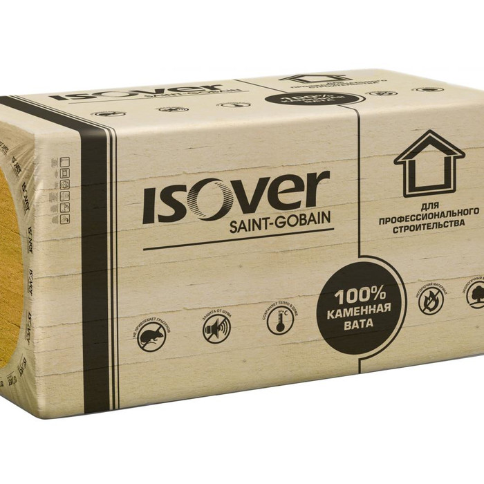 Утеплитель Isover Изовер Флор 25х600х1000